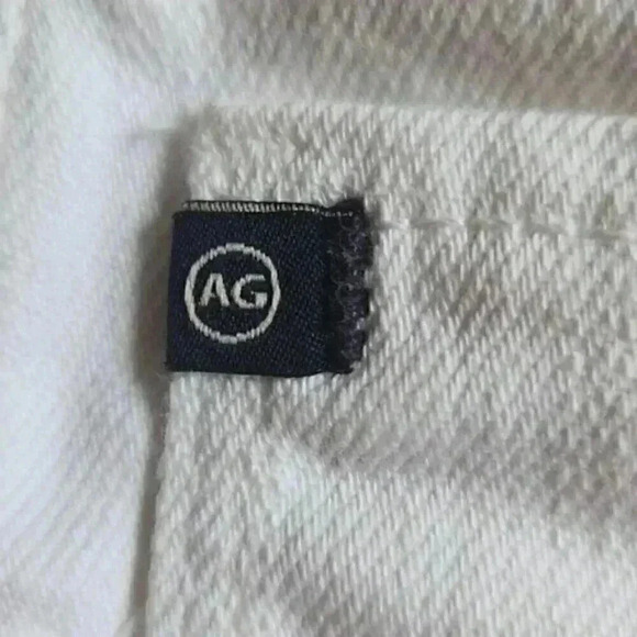 WOMEN'S ADRIANO GOLDSCHMIED AG JEANS ☆ WHITE ☆ STILT ROLL-UP  CIGARETTE - Picture 6 of 11